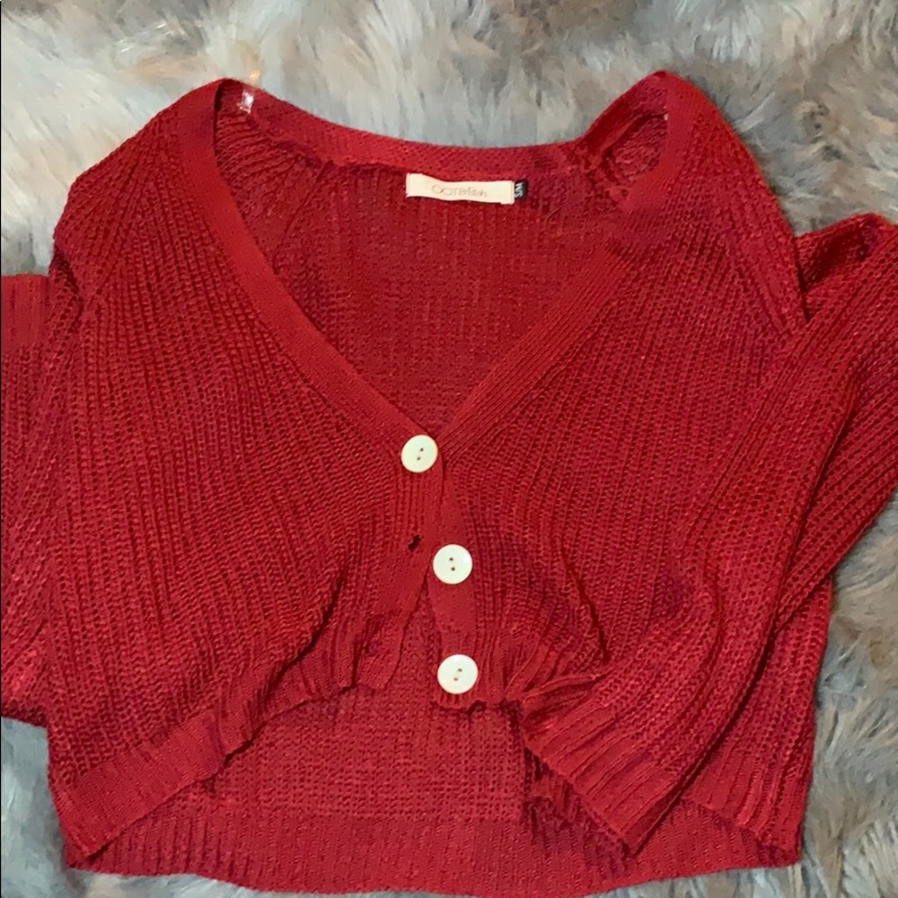 Cropped cardigan